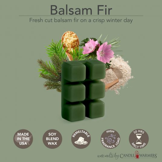 CandleWarmers Classics - waxbar 6-pack - Balsam Fir