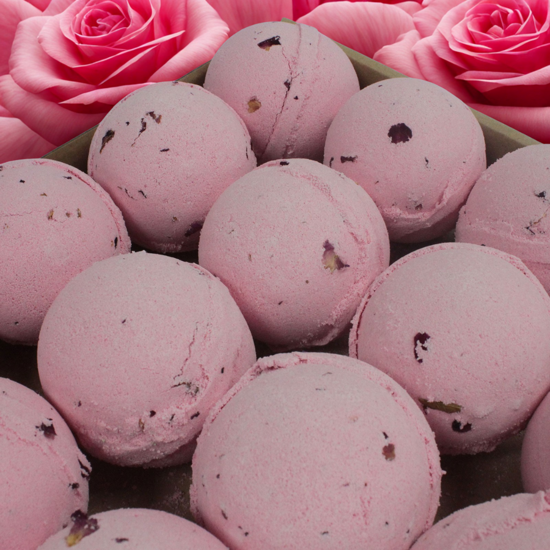 Jumbo XL bad bruisbal - Rose & Petals