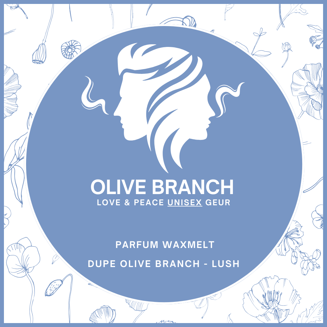 Waxmelts met parfumgeur dupe Olive Branch van Lush - fris en mediterraan - www.degeurboetiek.com