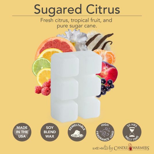 CandleWarmers Classics - waxmelts 6-pack - Sugared Citrus