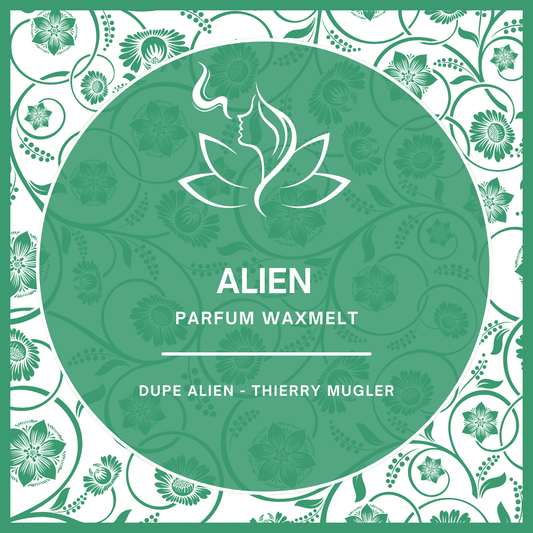 Waxmelts met parfumgeur dupe Alien - Thierrry Mugler - www.degeurboetiek.com