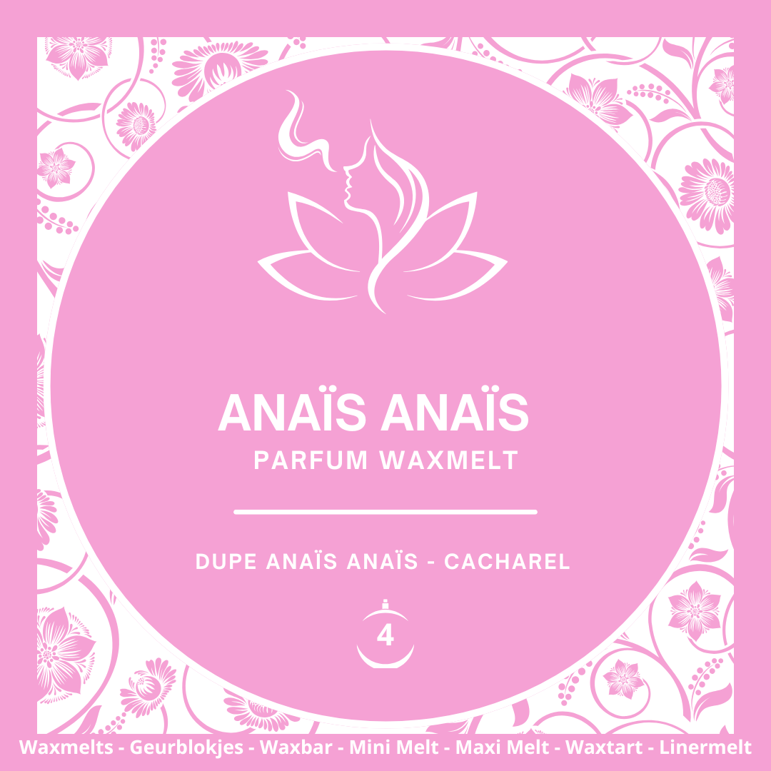 Waxmelts parfumgeur Anaïs Anaïs – dupe geïnspireerd op het designer parfum - www.degeurboetiek.com