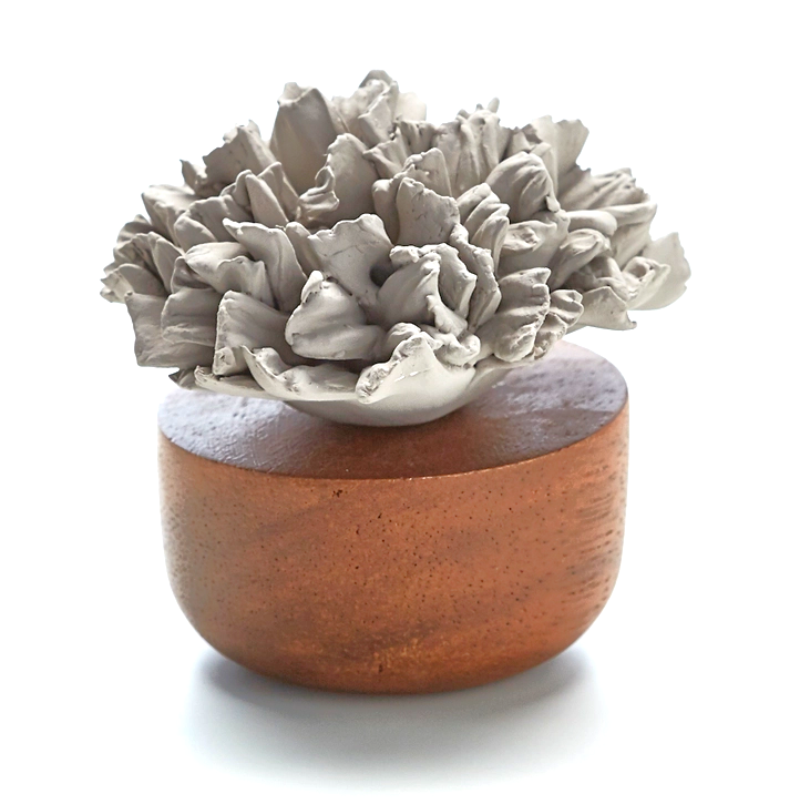 Capillaire keramieken diffuserbloem - Carnation (Anjer)