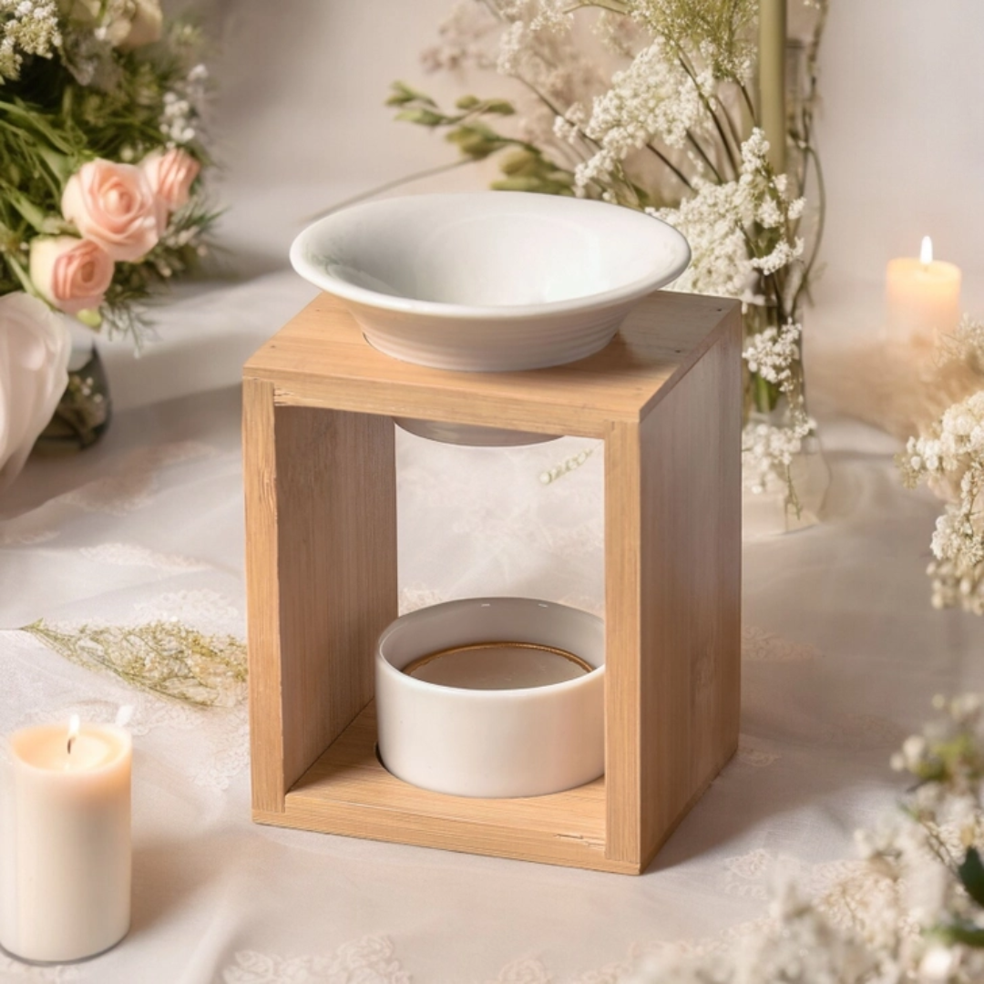 Klassieke geurbrander - Naturéa Bamboo collectie - Arina