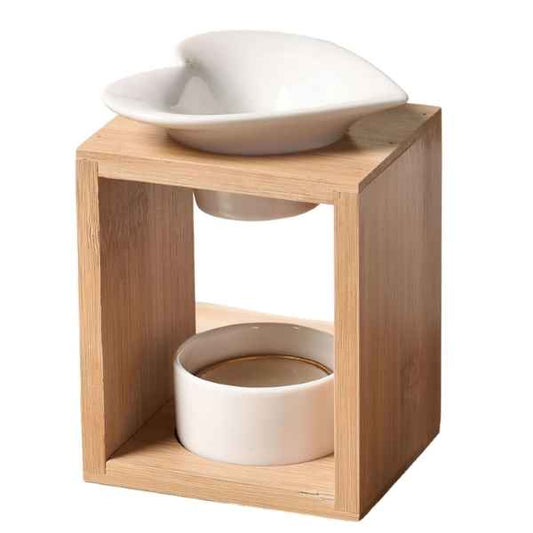 Klassieke Geurbrander Naturéa Bamboo Love Heart -  www.degeurboetiek.com
