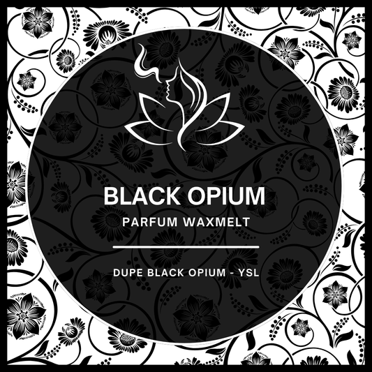 Waxmelts parfumgeur Black Opium – dupe geïnspireerd op het designer parfum - www.degeurboetiek.com
