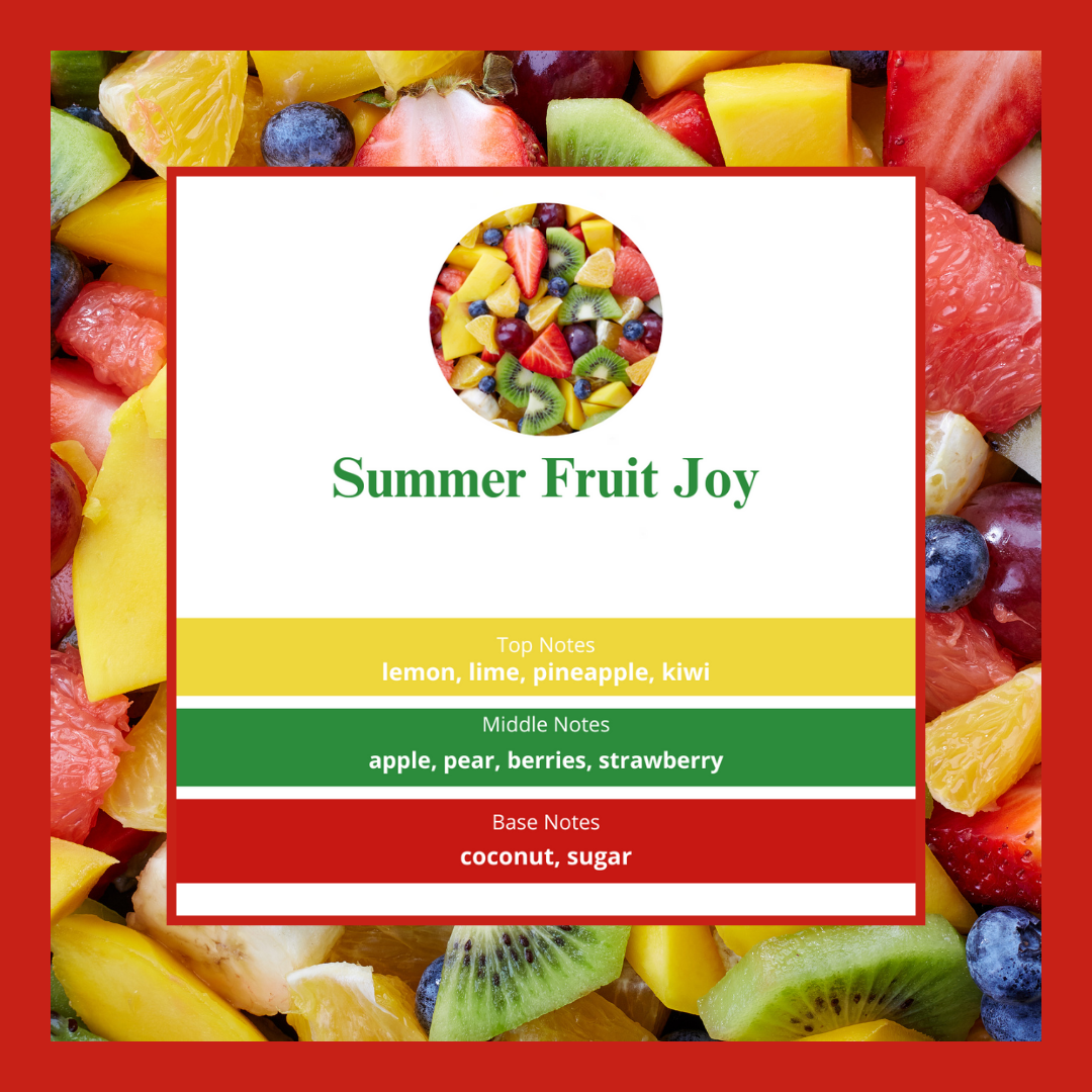 Summer Fruit Joy waxmelts – een fruitig festijn – www.degeurboetiek.com