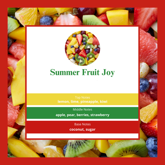 Summer Fruit Joy waxmelts – een fruitig festijn – www.degeurboetiek.com