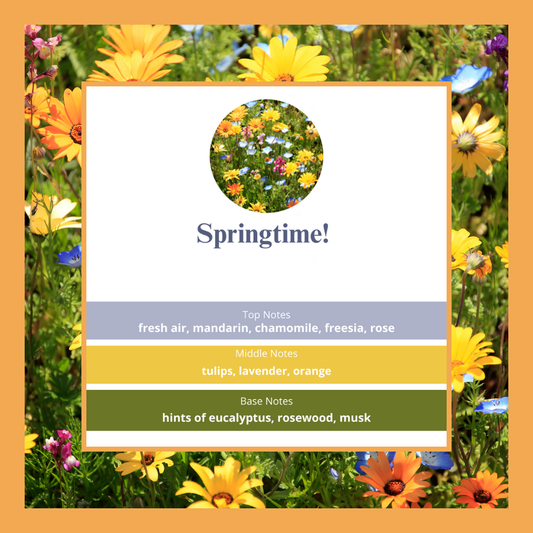 Springtime waxmelts – mandarijn, freesia, lavendel, amber & patchouli – www.degeurboetiek.com