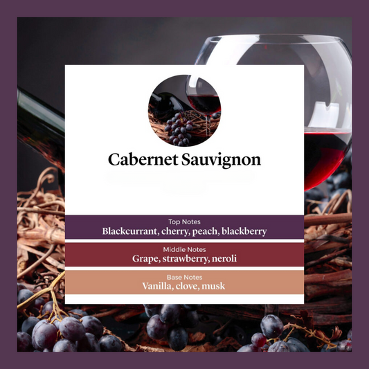 Waxmelts Cabernet Sauvignon – rode wijn en donker fruit geurblokjes - www.degeurboetiek.com