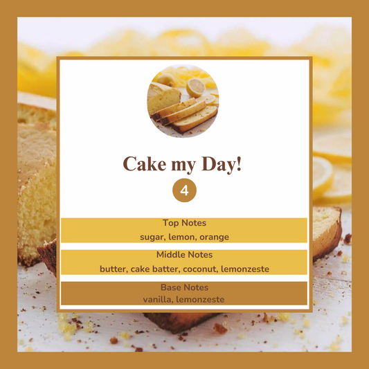 Waxmelts Cake My Day – vanillecake en zoete frosting geurblokjes - www.degeurboetiek.com