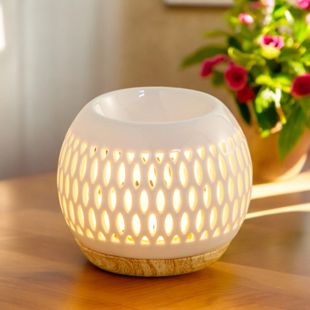 Klassieke geurbrander - Céramy Trellis - sfeerbeeld 2 - www.degeurboetiek.com