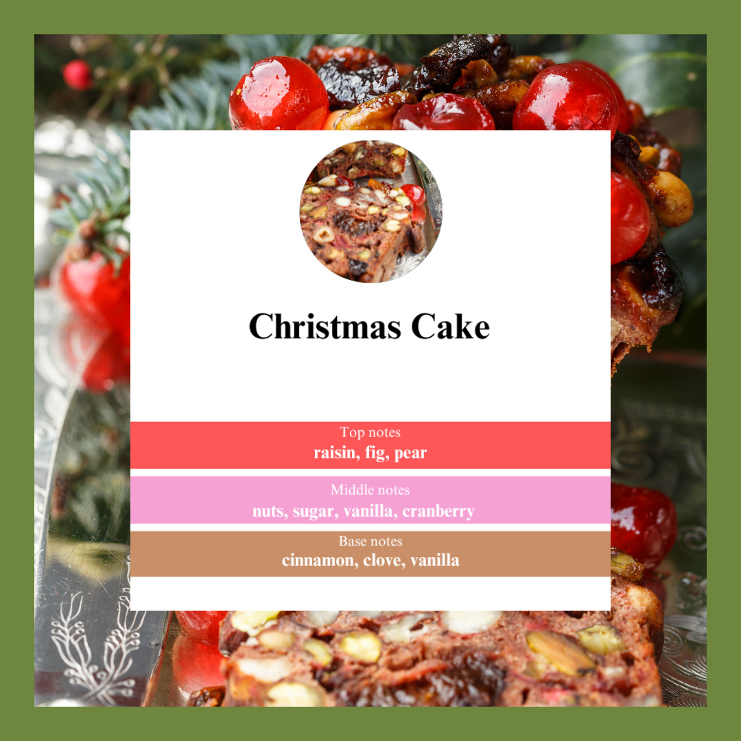 Waxmelts Christmas Cake – kerstcake met fruit en kruiden geurblokjes - www.degeurboetiek.com
