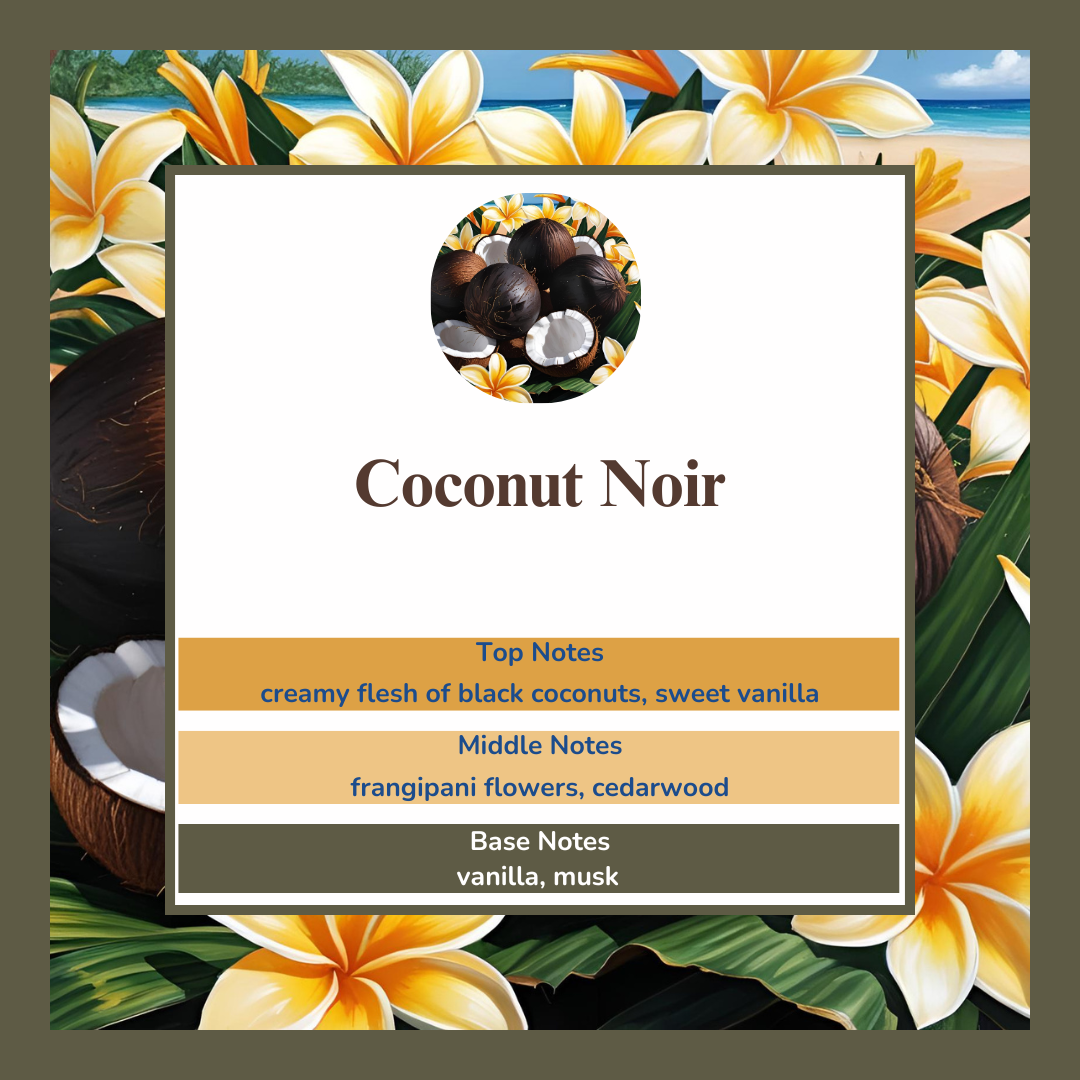 Waxmelts - Coconut Noir - 🥥🌸🥥🌸