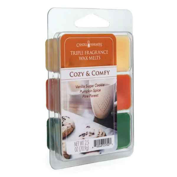 CandleWarmers Triple - waxbar 6-pack - Cozy & Comfy