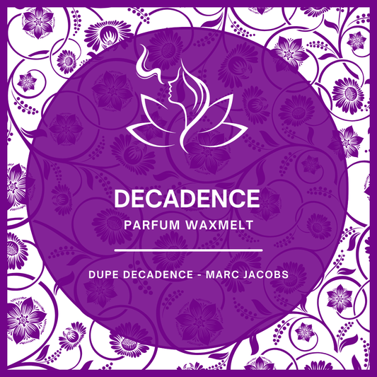 Waxmelts parfumgeur Decadence Marc Jabobs – dupe geïnspireerd op het designer parfum - www.degeurboetiek.com