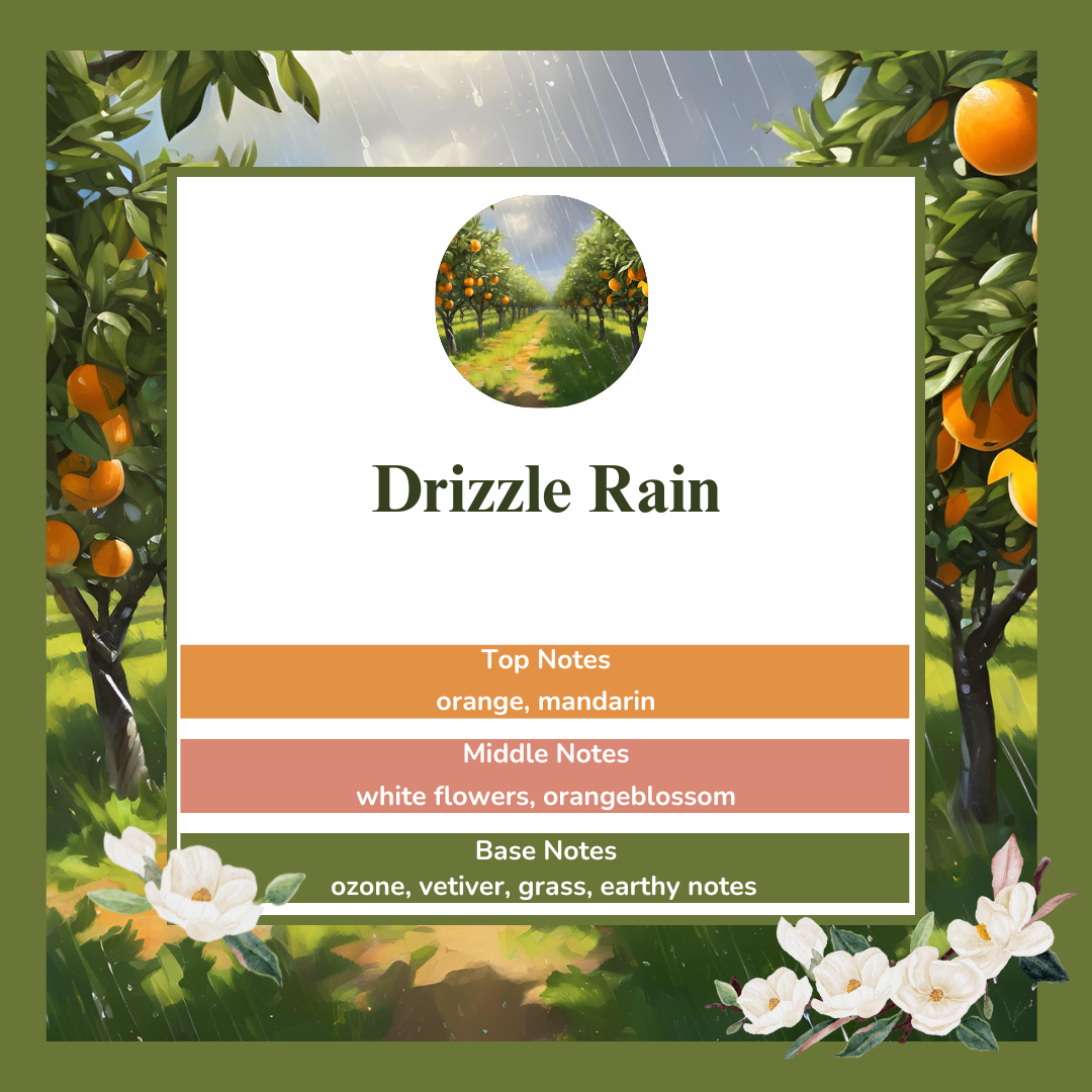 Waxmelts - Drizzle Rain - 🌧️🍊🍊🌸