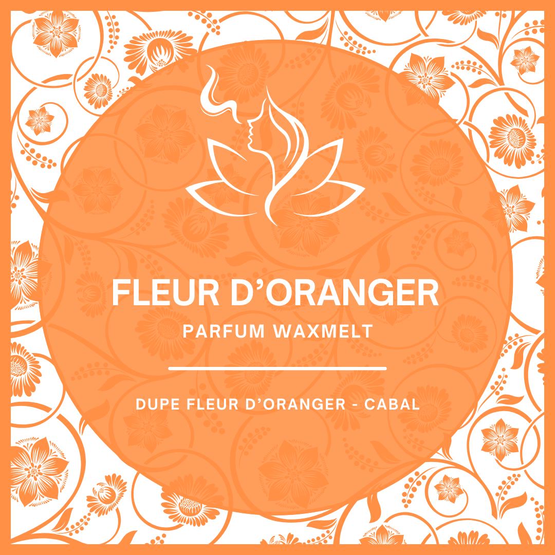Waxmelts met parfumgeur dupe Fleur d’Oranger van Cabal - fris en zonnig - www.degeurboetiek.com
