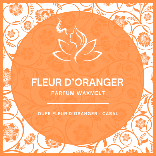 Waxmelts met parfumgeur dupe Fleur d’Oranger van Cabal - fris en zonnig - www.degeurboetiek.com