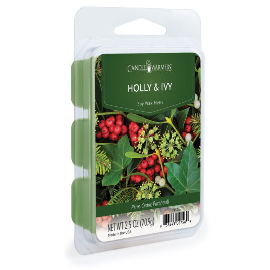 CandleWarmers Classics - waxbar 6-pack - Holly & Ivy