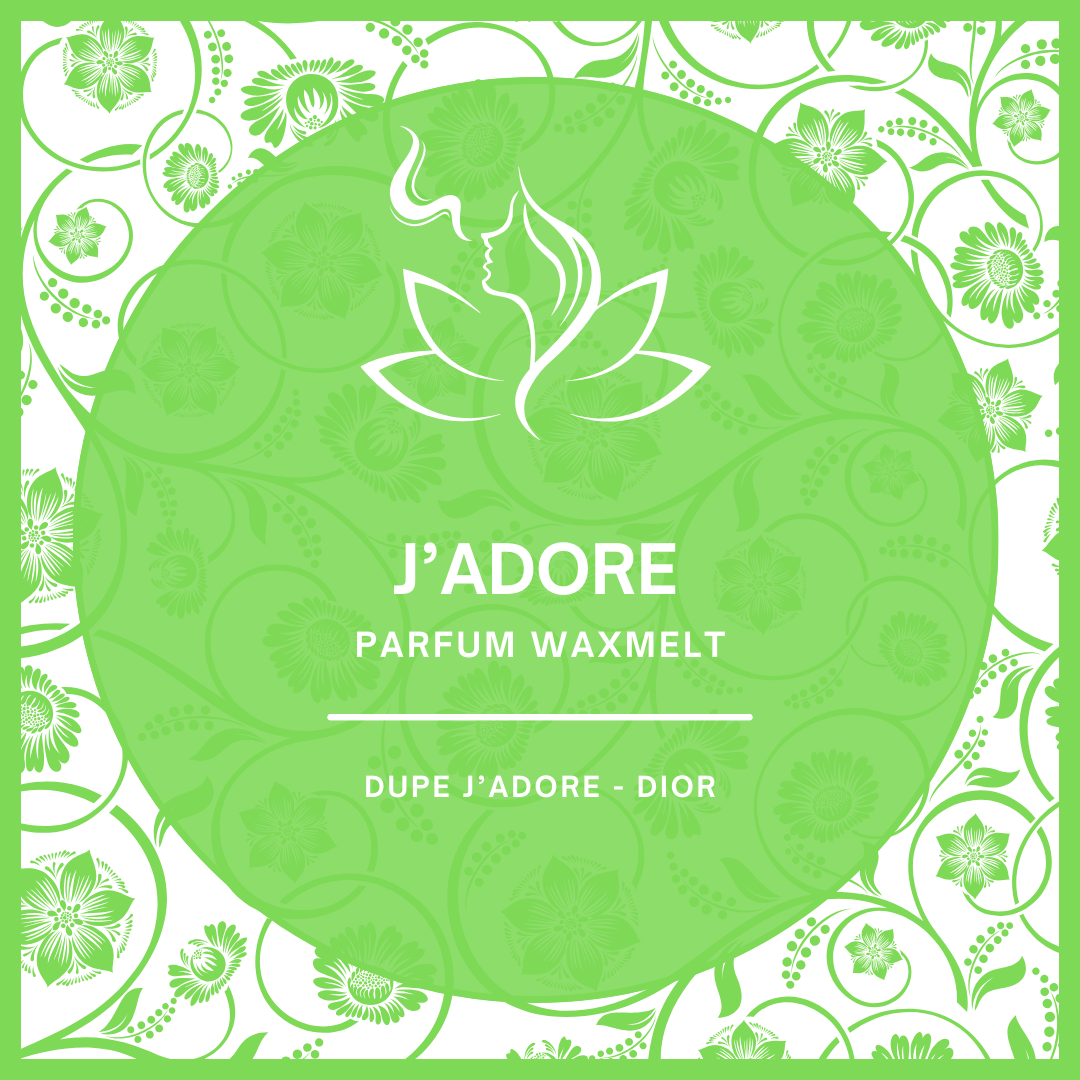Waxmelts met parfumgeur dupe  J’adore van Dior - elegant en iconisch - www.degeurboetiek.com