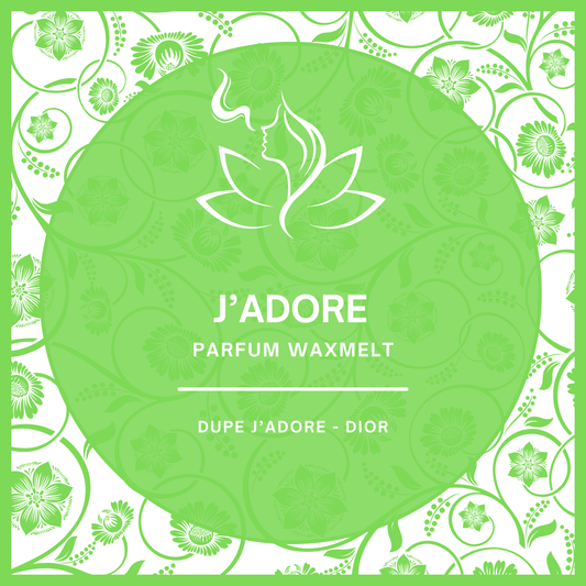 Waxmelts met parfumgeur dupe  J’adore van Dior - elegant en iconisch - www.degeurboetiek.com