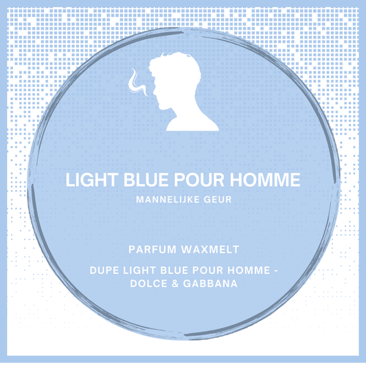 Waxmelts met parfumgeur dupe Light Blue Pour Homme van Dolce & Gabbana - fris en mannelijk - www.degeurboetiek.com