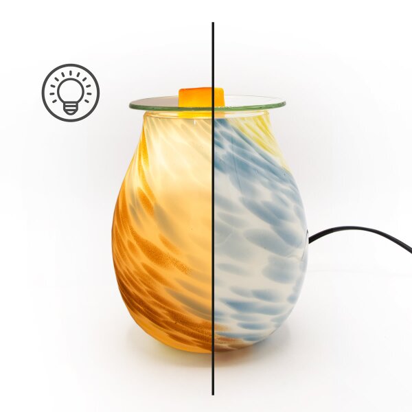 Geurlamp/waxwarmer Modern Glass