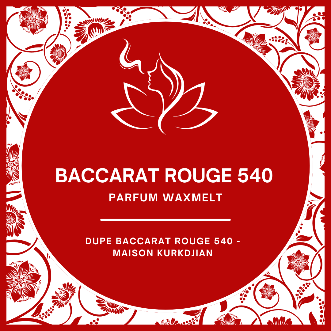 Waxmelts met parfumgeur dupe Baccarat Rouge 540 van Maison Francis Kurkdjian - luxueus en betoverend - www.degeurboetiek.com