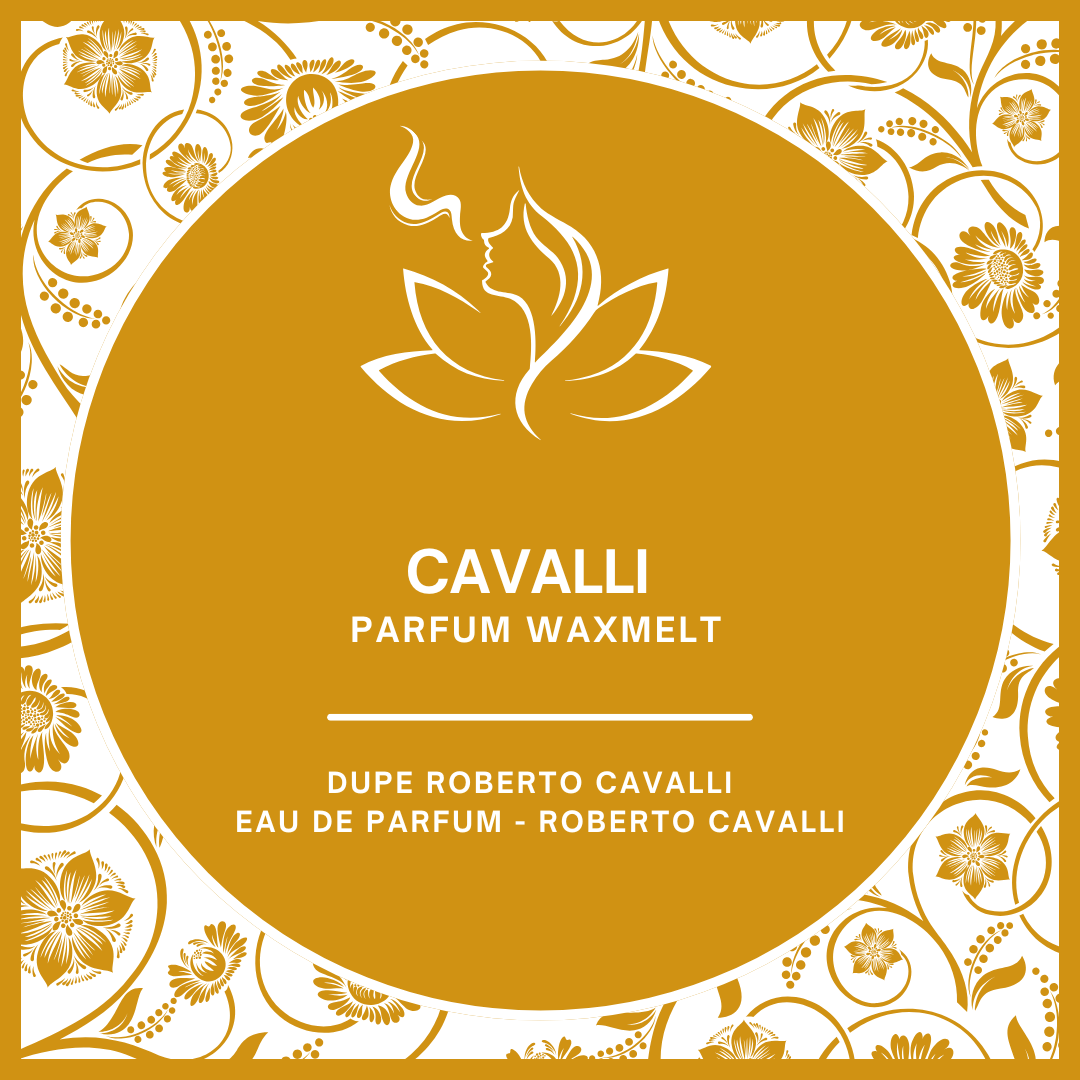 Waxmelts met parfumgeur dupe Roberto Cavalli Eau de Parfum - warm en verleidelijk - www.degeurboetiek.com