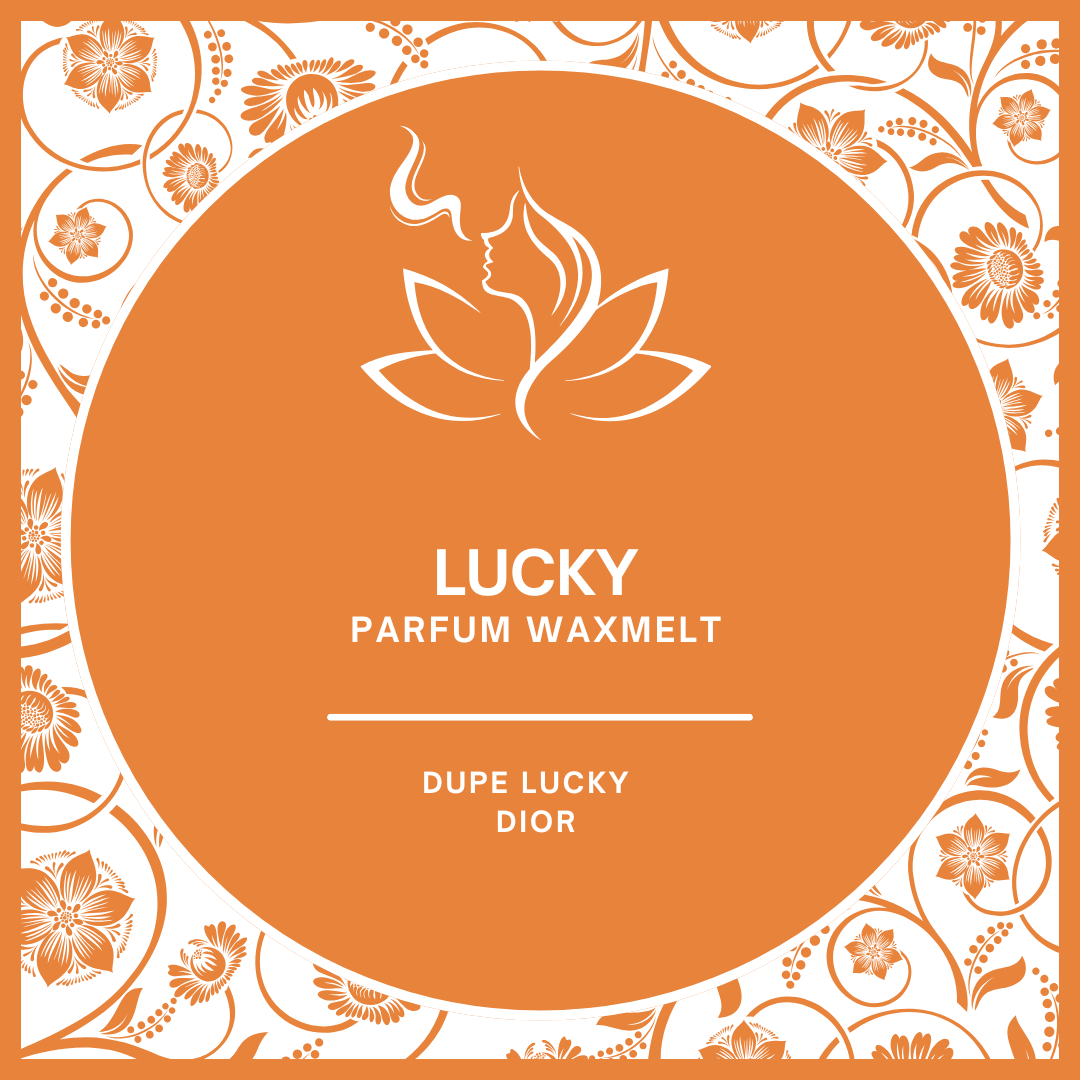 Waxmelts met parfumgeur dupe Lucky van Dior - fris en elegant - www.degeurboetiek.com