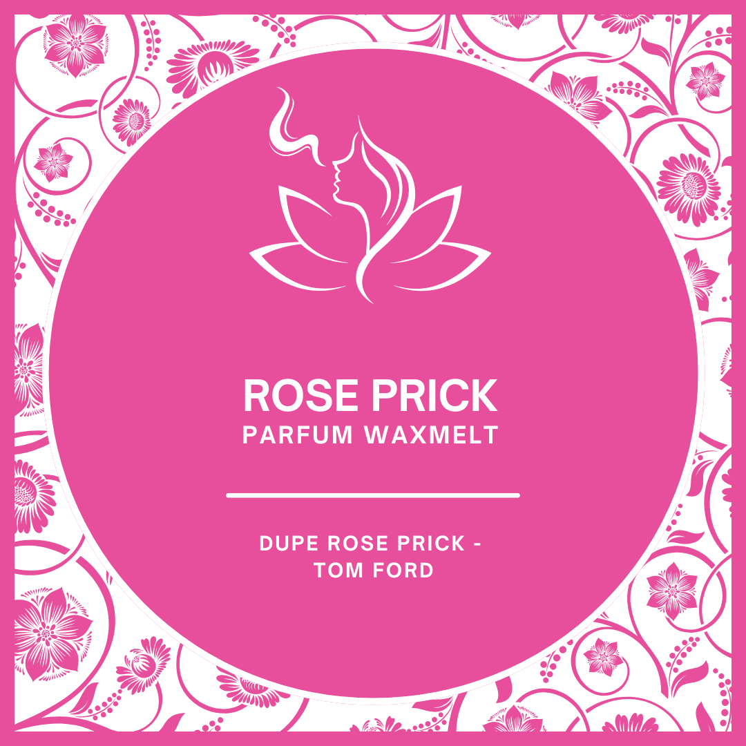 Waxmelts met parfumgeur dupe Rose Prick van Tom Ford - luxueus en provocerend -www.degeurboetiek.com