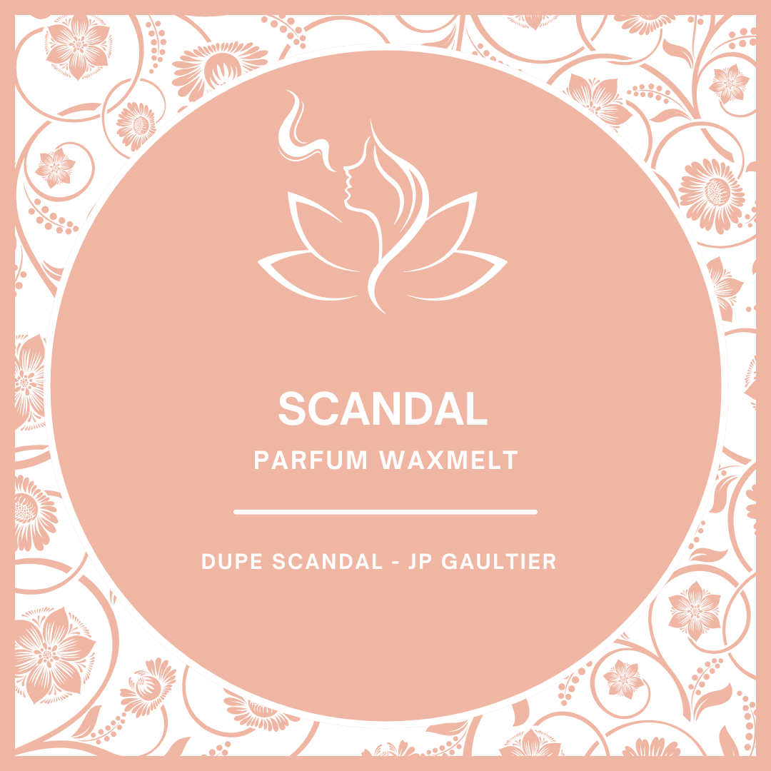 Waxmelts met parfumgeur dupe Scandal van Jean Paul Gaultier - sensueel en speels - www.degeurboetiek.com