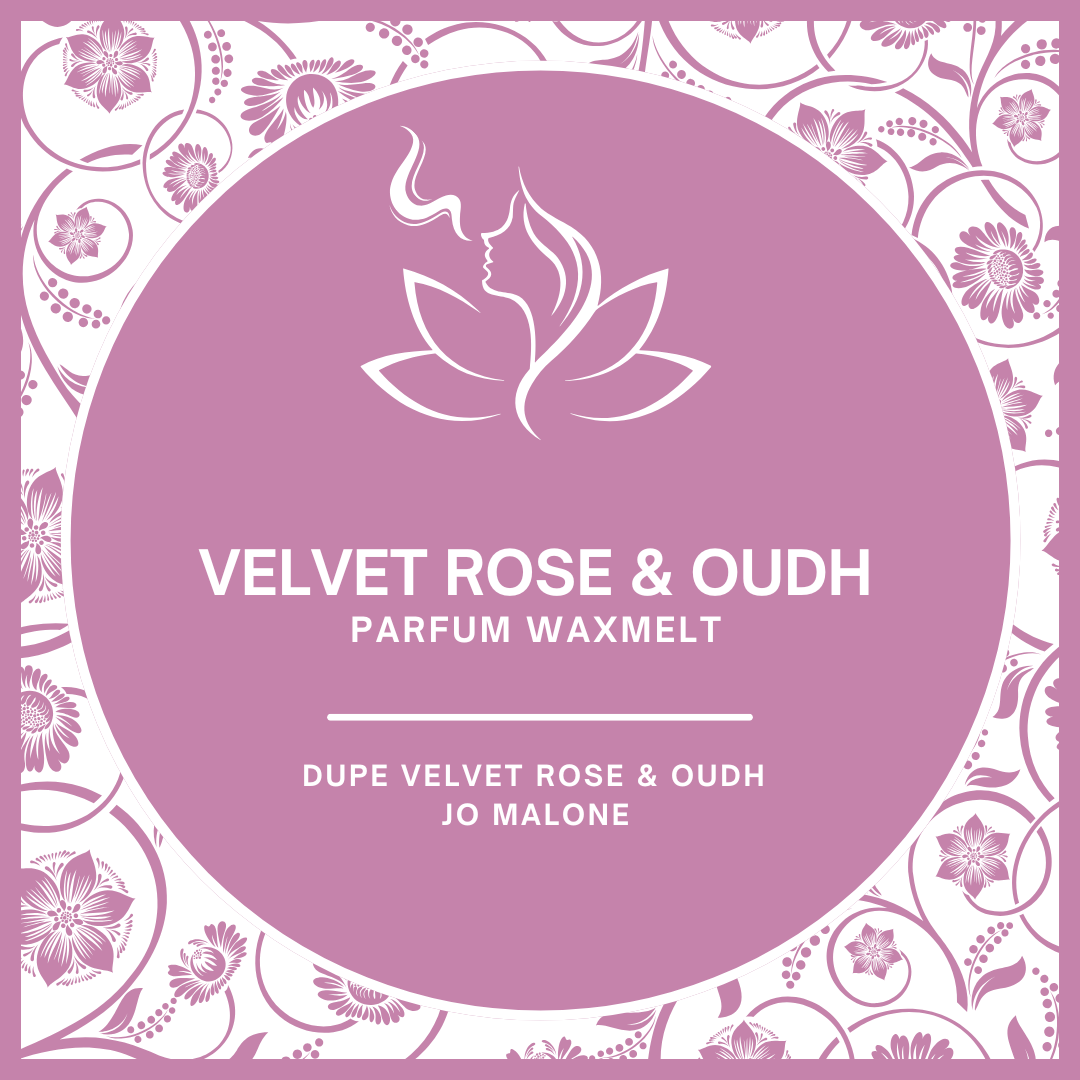 Waxmelts met parfumgeur dupe Velvet Rose & Oudh van Jo Malone - warm en elegant - www.degeurboetiek.com