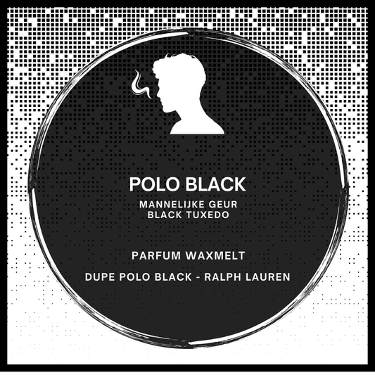 Waxmelts met parfumgeur dupe Polo Black van Ralph Lauren - modern en mysterieus - www.degeurboetiek.com
