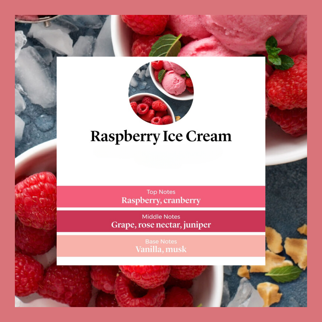 Waxmelts Raspberry Ice Cream – framboos en vanille geurblokjes