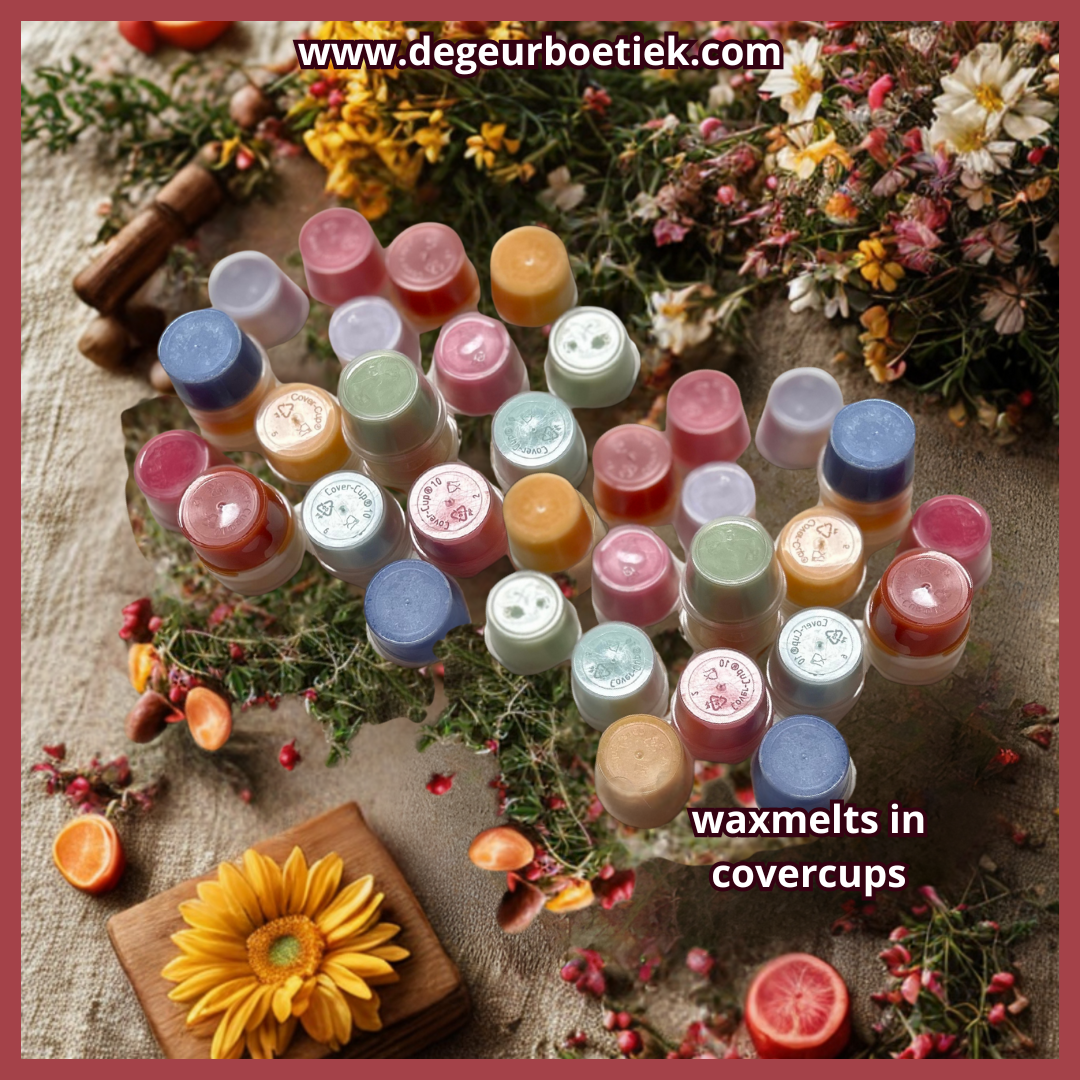 Handgemaakte waxmelts in covercups – www.degeurboetiek.com