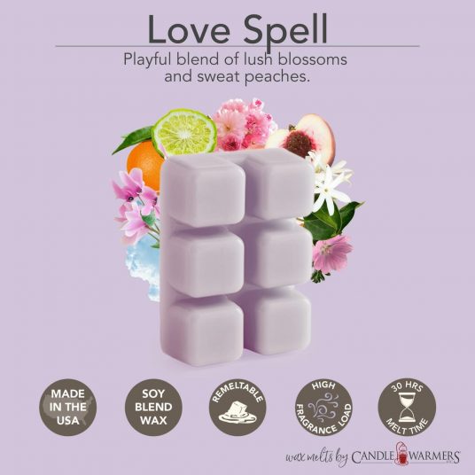 CandleWarmers™ Classics - waxmelts 6-pack - Love Spell