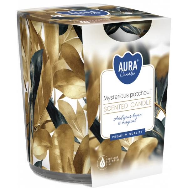 Aura geurkaars - Mysterious Patchouli