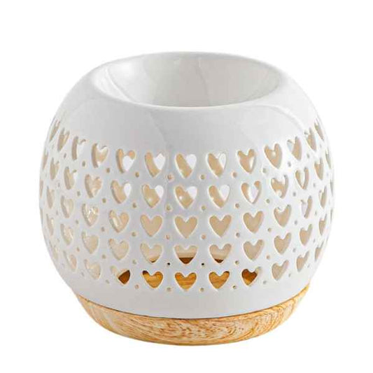 Klassieke geurbrander - Céramy collectie - Lovely Hearts