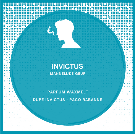 Waxmelts met parfumgeur dupe Invictus van Paco Rabanne - fris en krachtig - www.degeurboetiek.com
