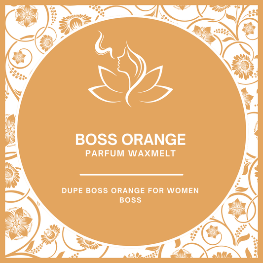 Waxmelts met parfumgeur dupe Boss Orange van Hugo Boss - warm en zonnig - www.degeurboetiek.com