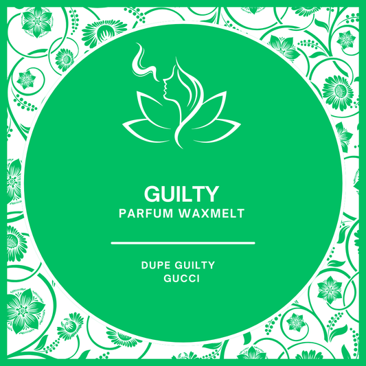 Waxmelts met parfumgeur dupe Guilty van Gucci - sensueel en modern - www.degeurboetiek.com