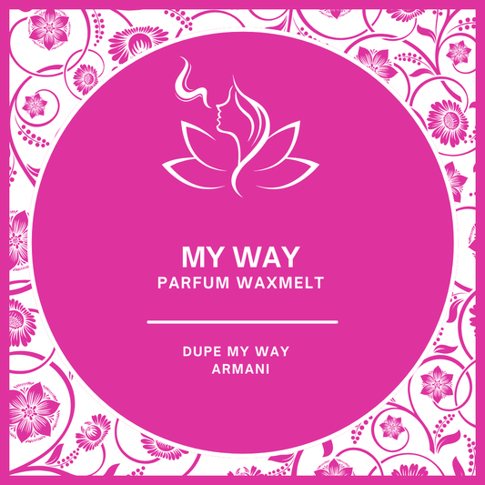 Waxmelts met parfumgeur dupe My Way - Armani - www.degeurboetiek.com