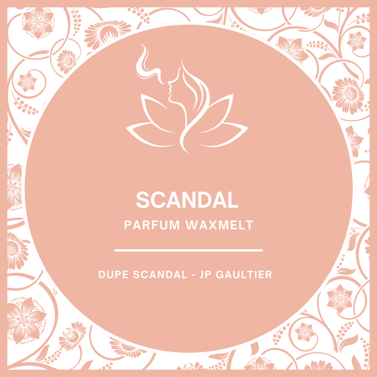 Waxmelts met parfumgeur dupe Scandal van Jean Paul Gaultier - sensueel en speels - www.degeurboetiek.com