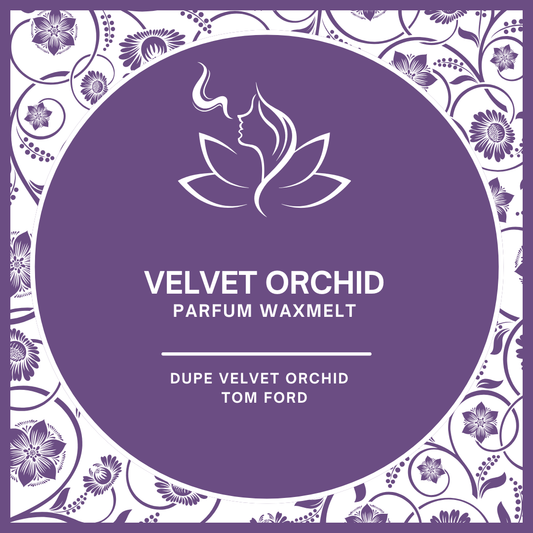Waxmelts met parfumgeur dupe Velvet Orchid van Tom Ford - luxueus en sensueel - www.degeurboetiek.com