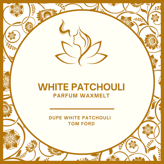 Waxmelts met parfumgeur dupe White Patchouli van Tom Ford - modern en elegant - www.degeurboetiek.com