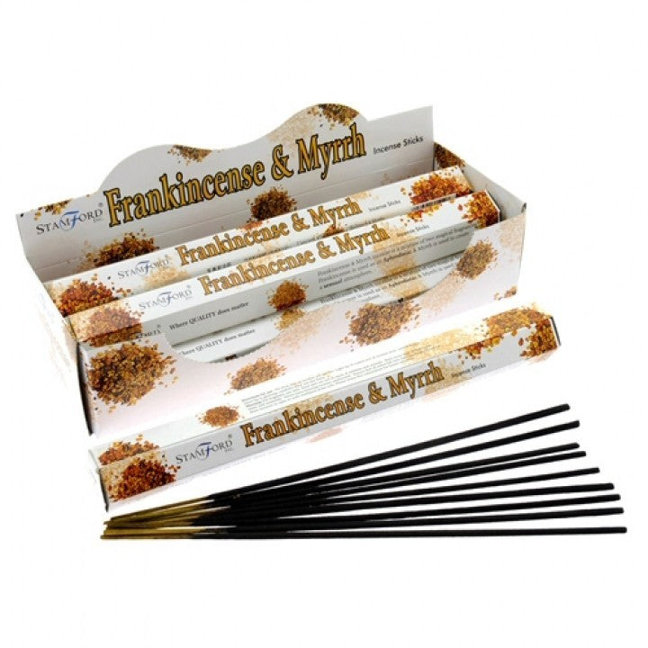 Frankincense & Myrhh Incense - Stamford Premium Plantaardige Wierookstokjes