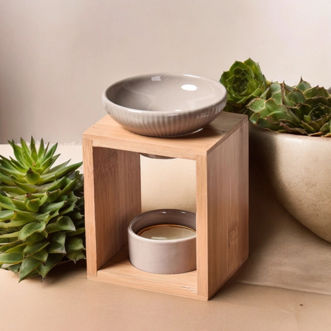 Klassieke geurbrander - Naturéa Bamboo collectie - Yona